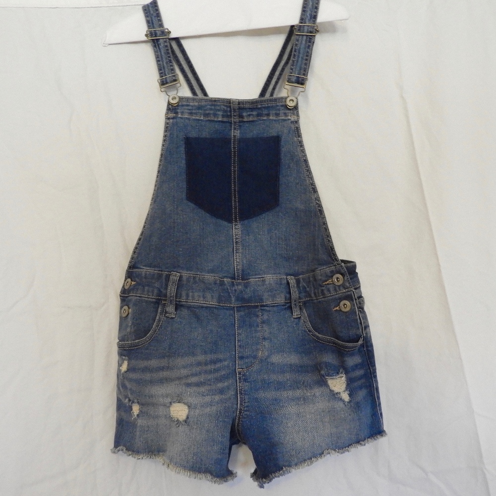 Jean Short Overalls